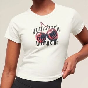 Gymshark Cherry Graphic Baby Tee Large